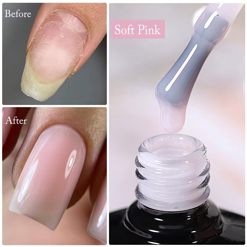 Fiber Rubber Base Gel for Broken Nail Repaired