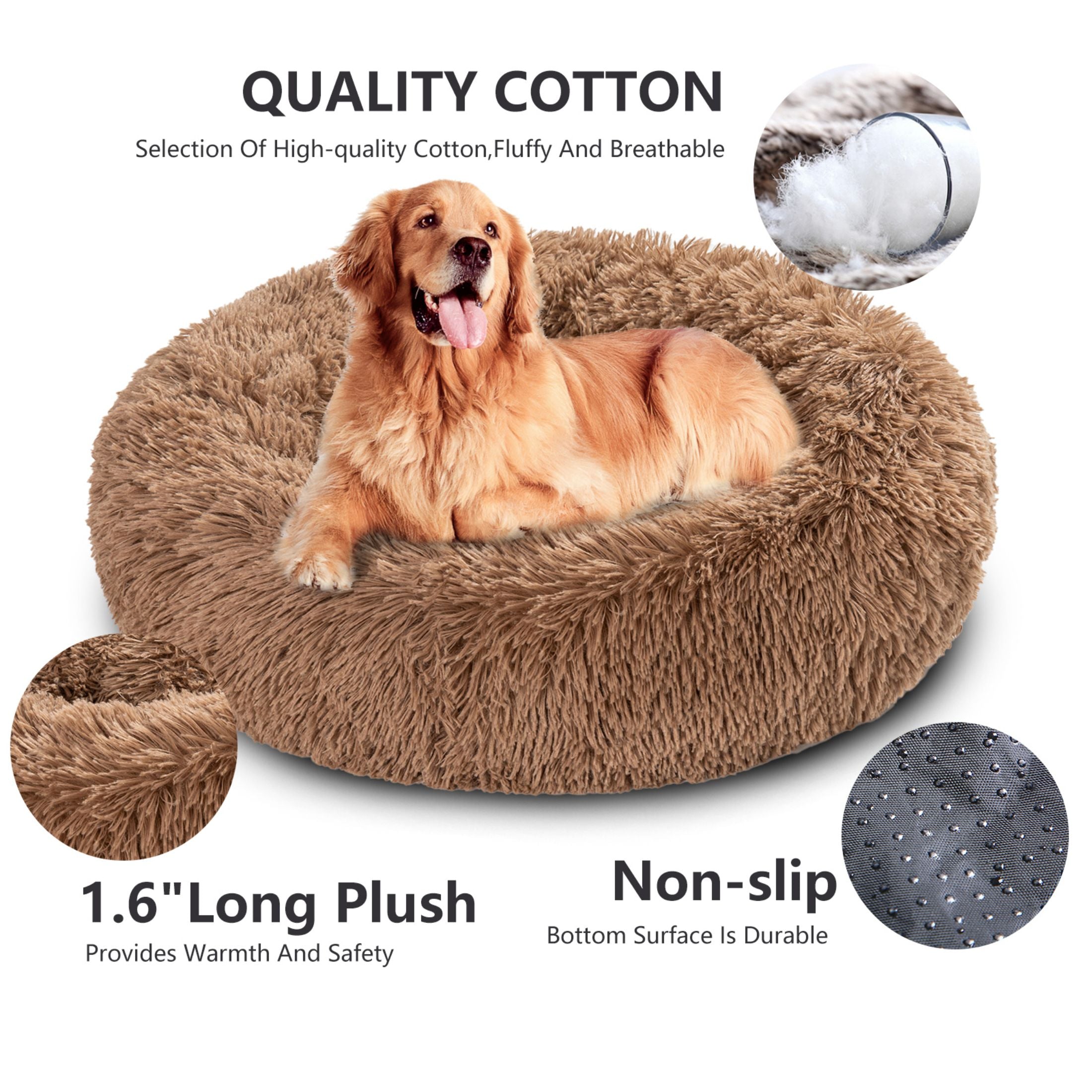 House Cat Bed Washable Pet Sofa Mat Calming Samll Large Dog Beds