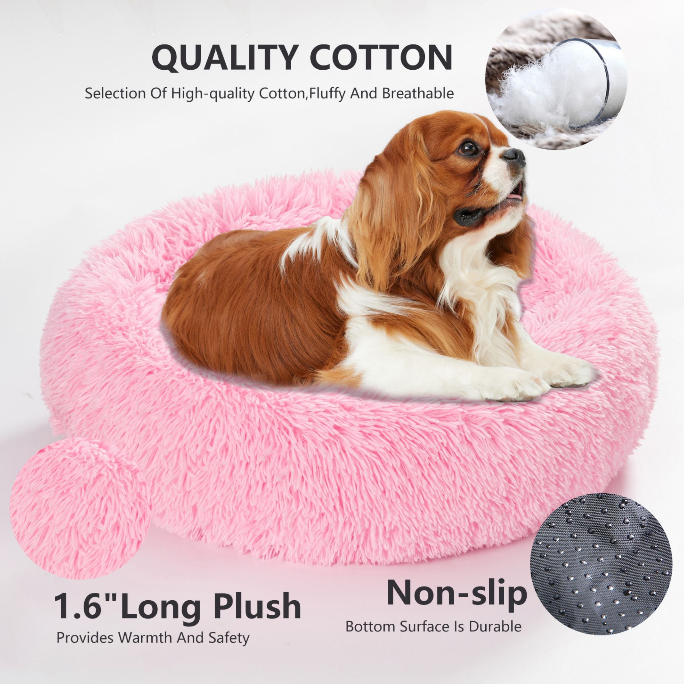 House Cat Bed Washable Pet Sofa Mat Calming Samll Large Dog Beds