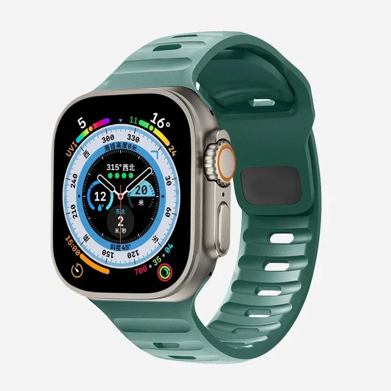 Soft Silicone Strap For Apple Watch Band Ultra
