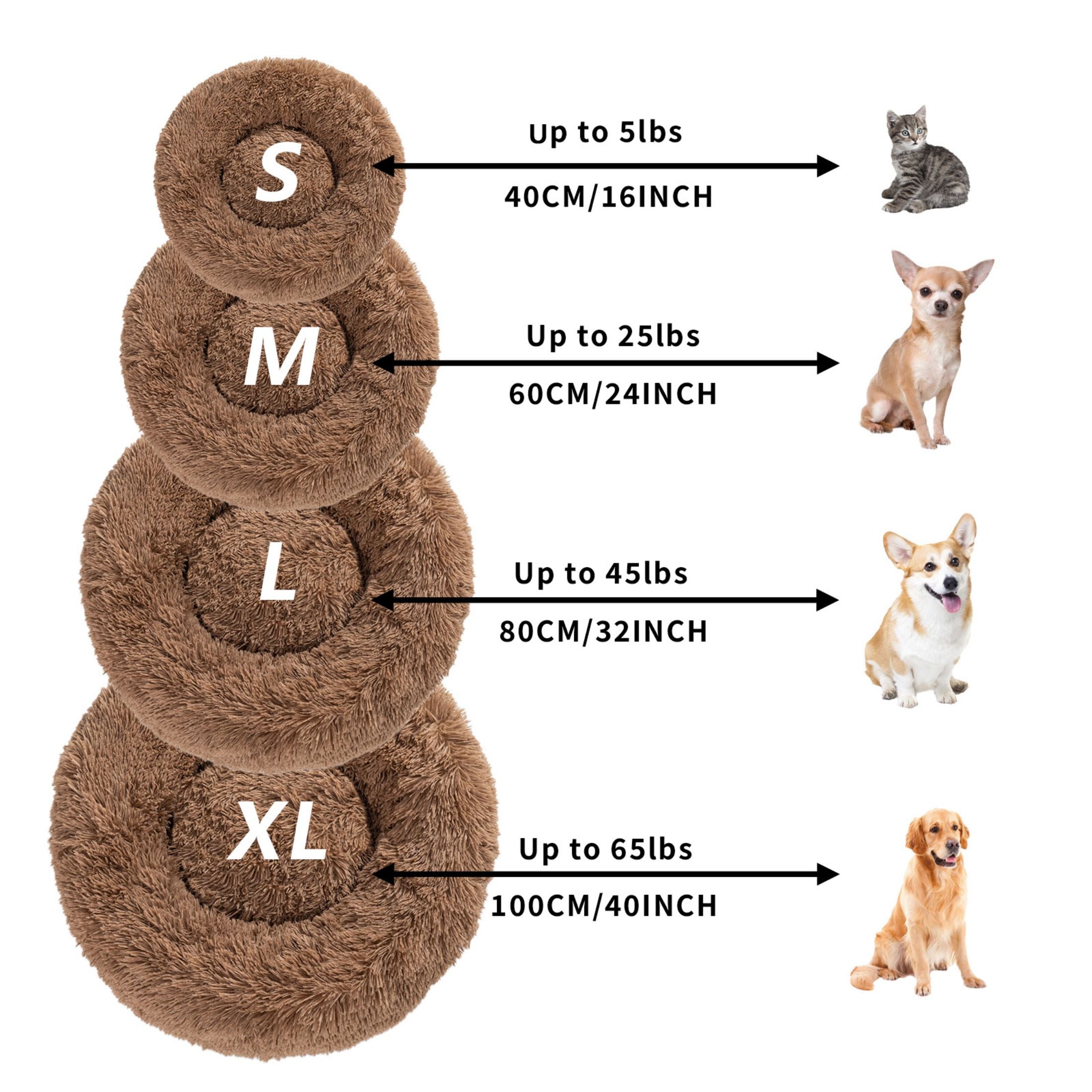 House Cat Bed Washable Pet Sofa Mat Calming Samll Large Dog Beds