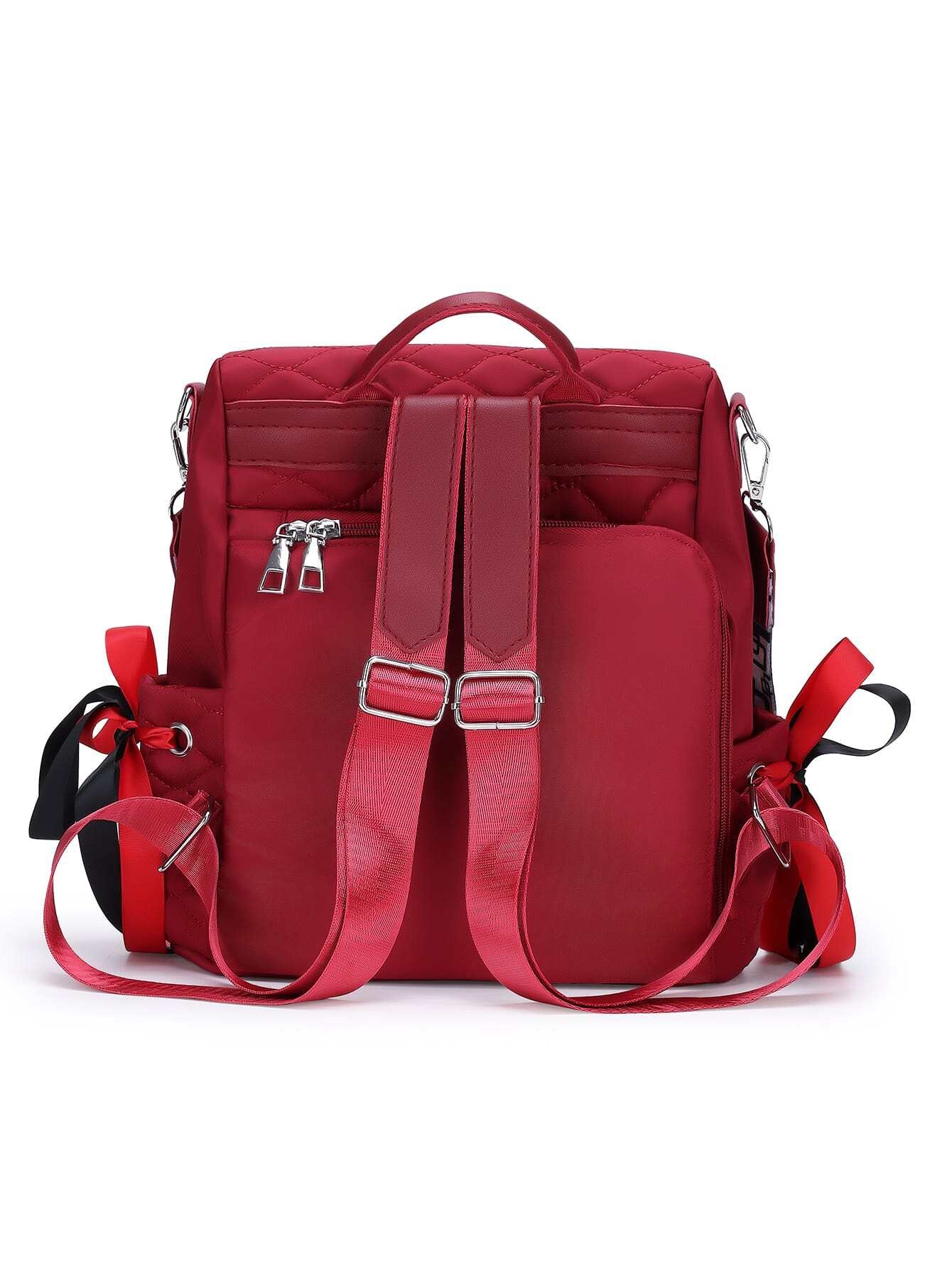 Lightweight Multi-Pocket Dual-Shoulder Backpack for Women,