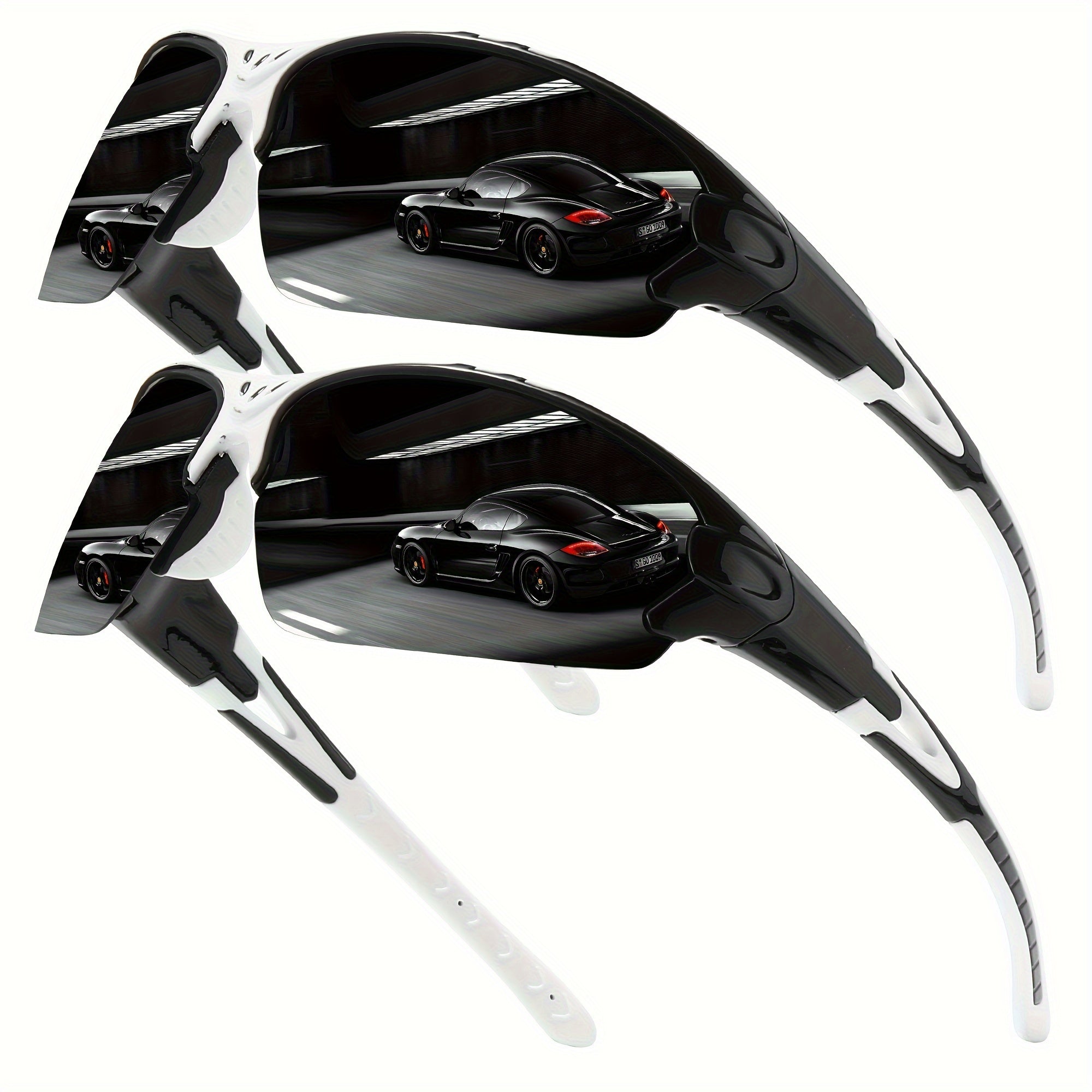 1pair/2pairs, Trendy Cool Wrap Around Polarized Sunglasses, For Men Women Outdoor Sports Party Vacation Travel Cycling Fishing Supplies Photo Props, Ideal Choice For Gifts