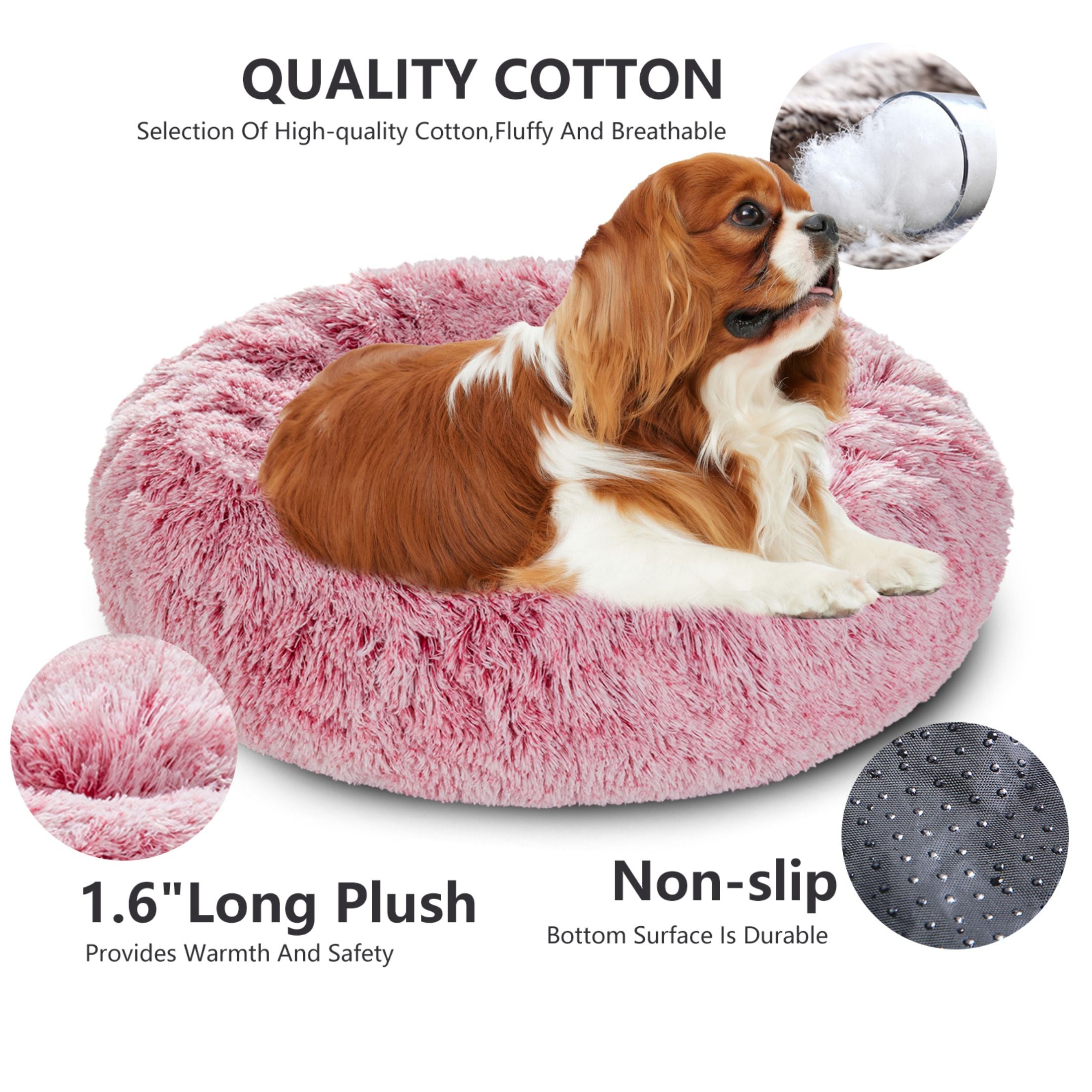 House Cat Bed Washable Pet Sofa Mat Calming Samll Large Dog Beds