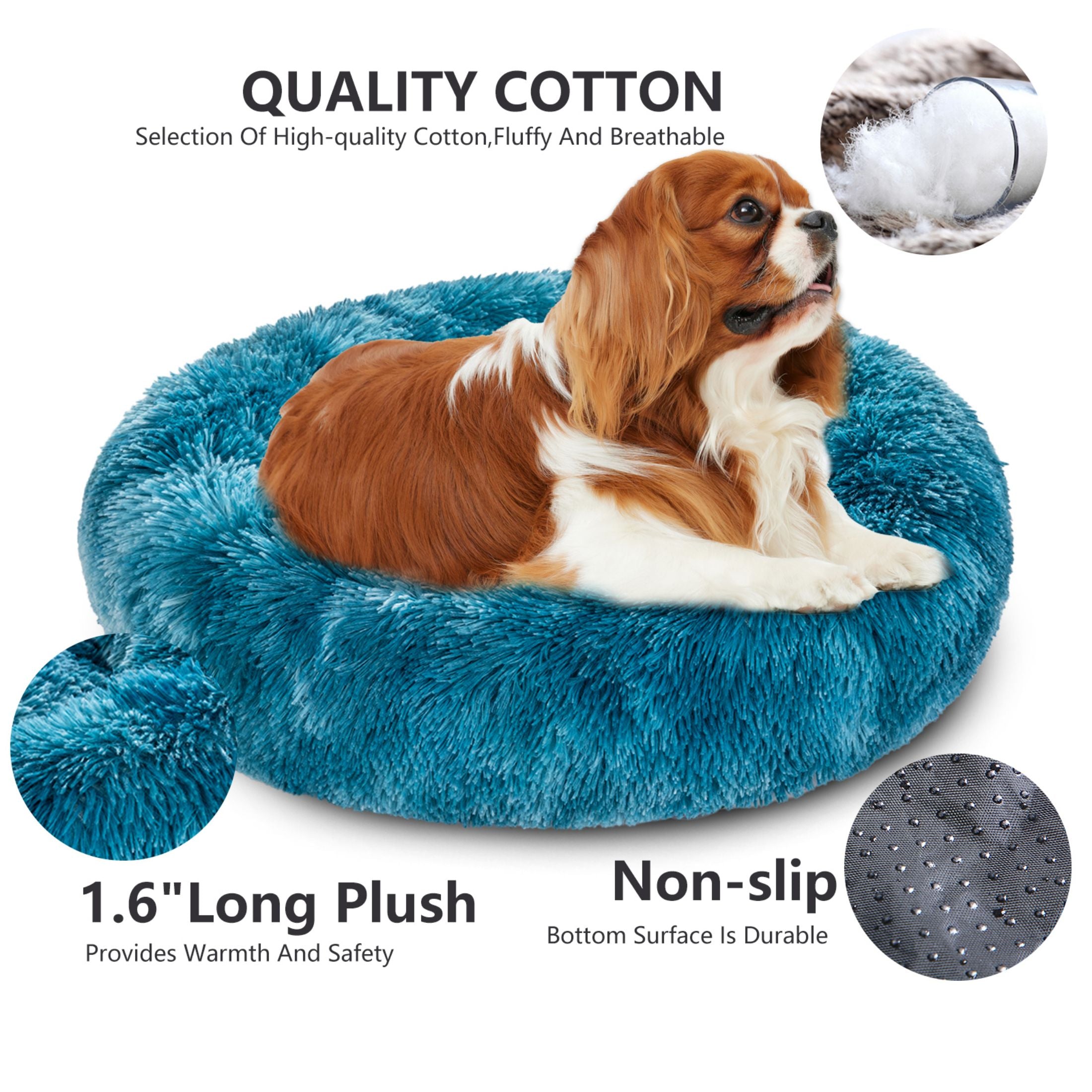 House Cat Bed Washable Pet Sofa Mat Calming Samll Large Dog Beds