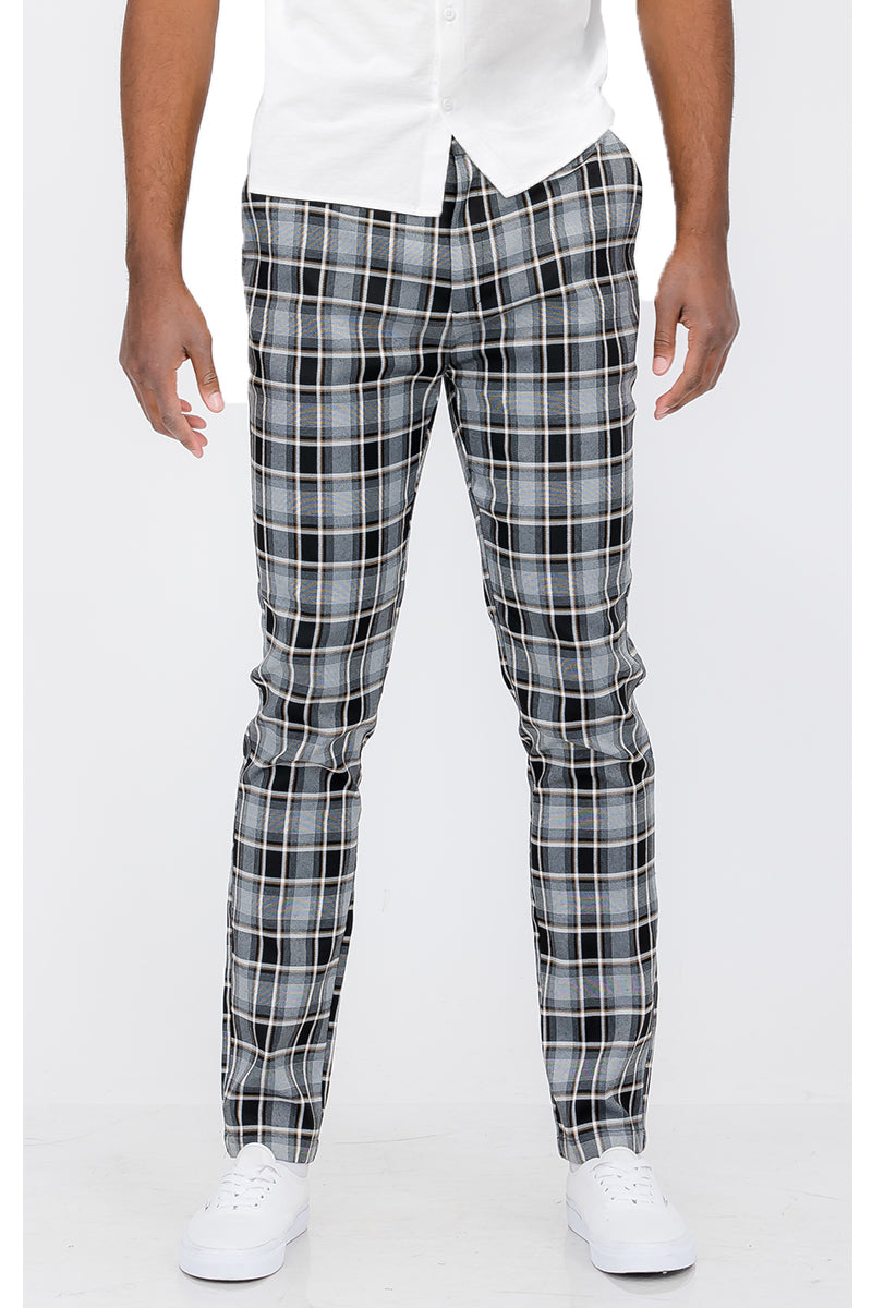 Ekose Slim Fit Pantolon Pantolon