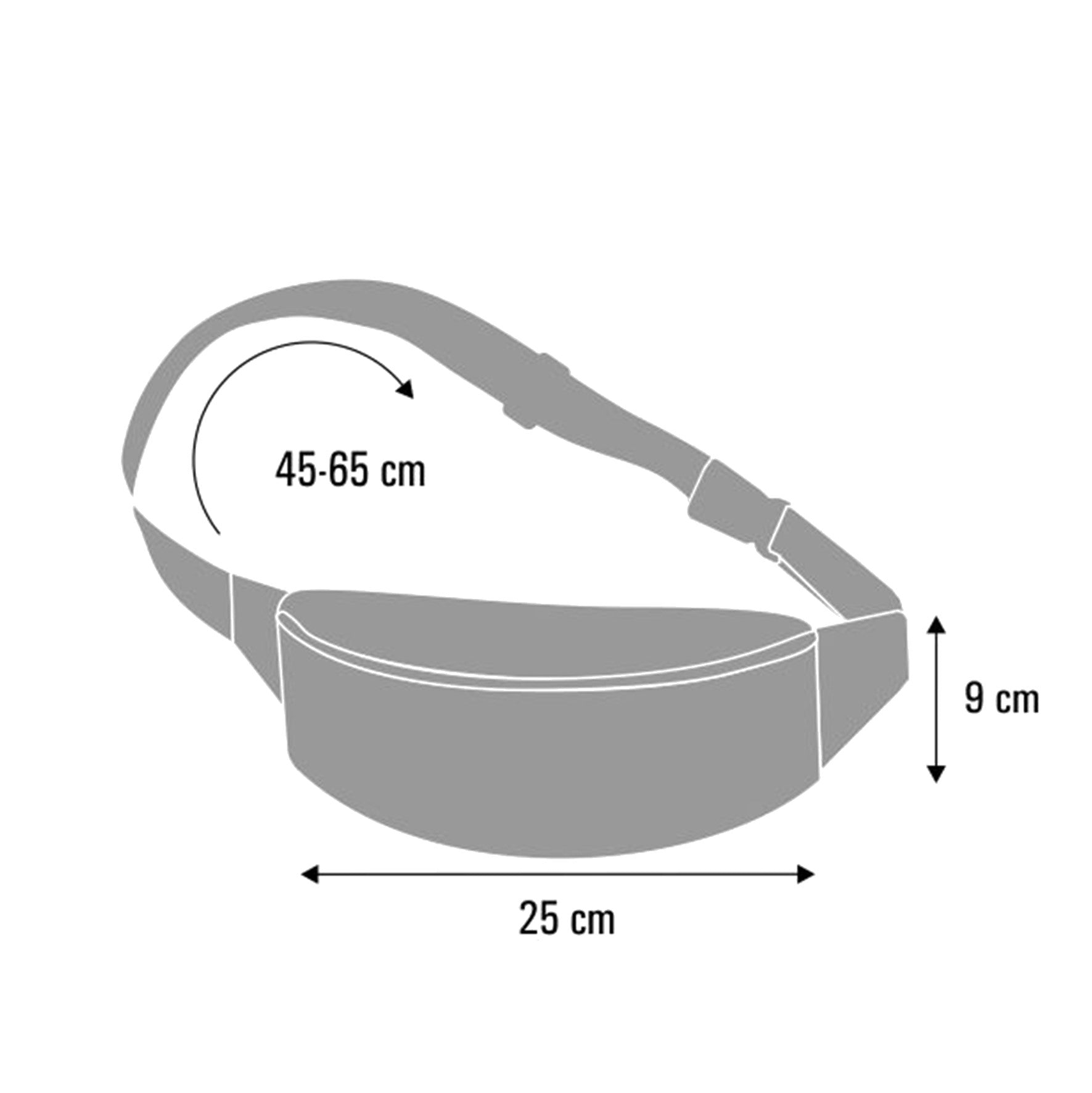 Laguna Belt Bag In Canvas Nerki Line Bertoni