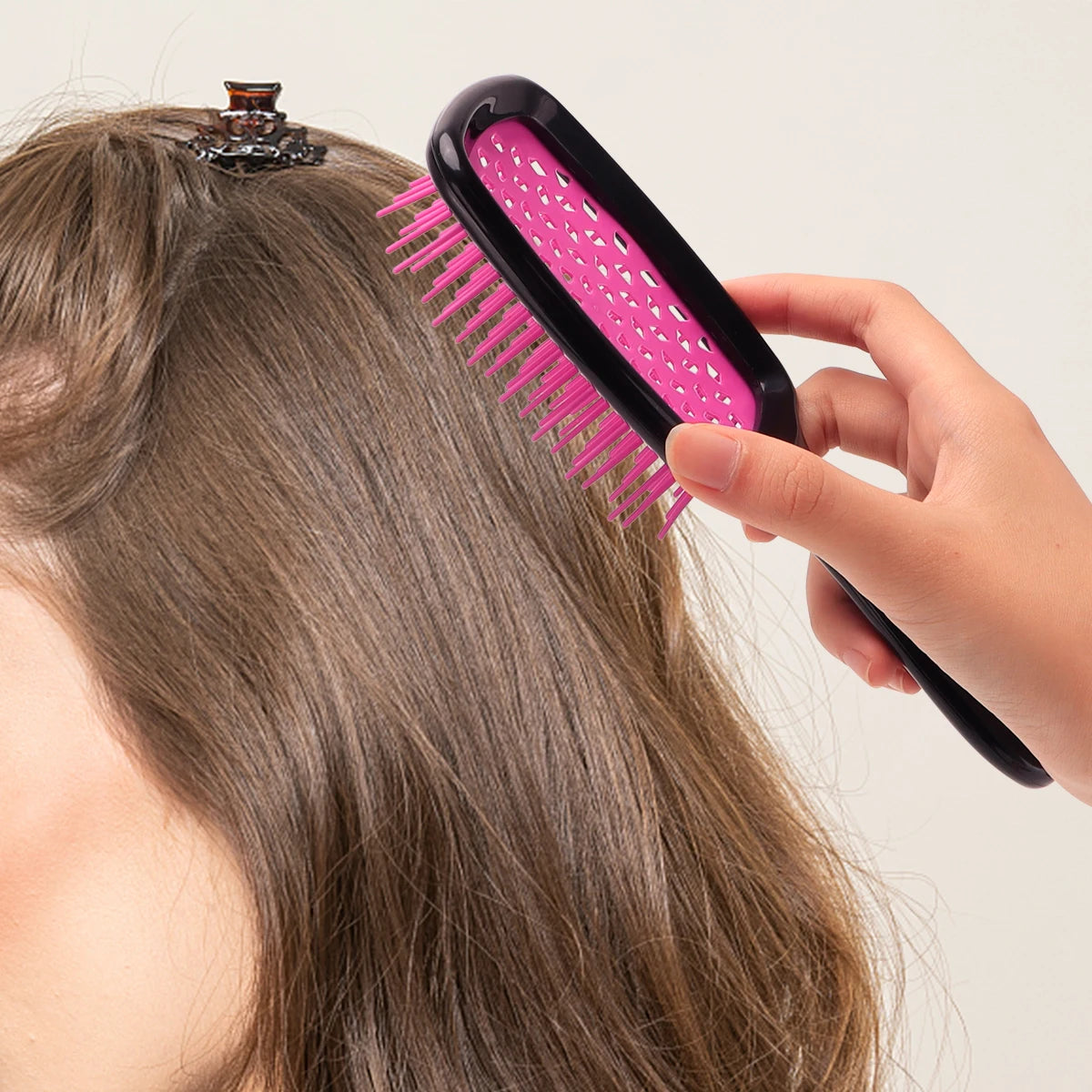 Hair Brush Massage Anti-Static Hollow Out Wet Curly Hair Brushes Barber Styling Tool
