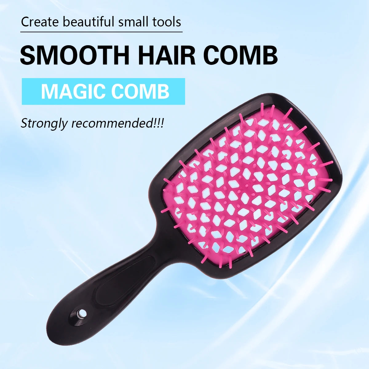 Hair Brush Massage Anti-Static Hollow Out Wet Curly Hair Brushes Barber Styling Tool