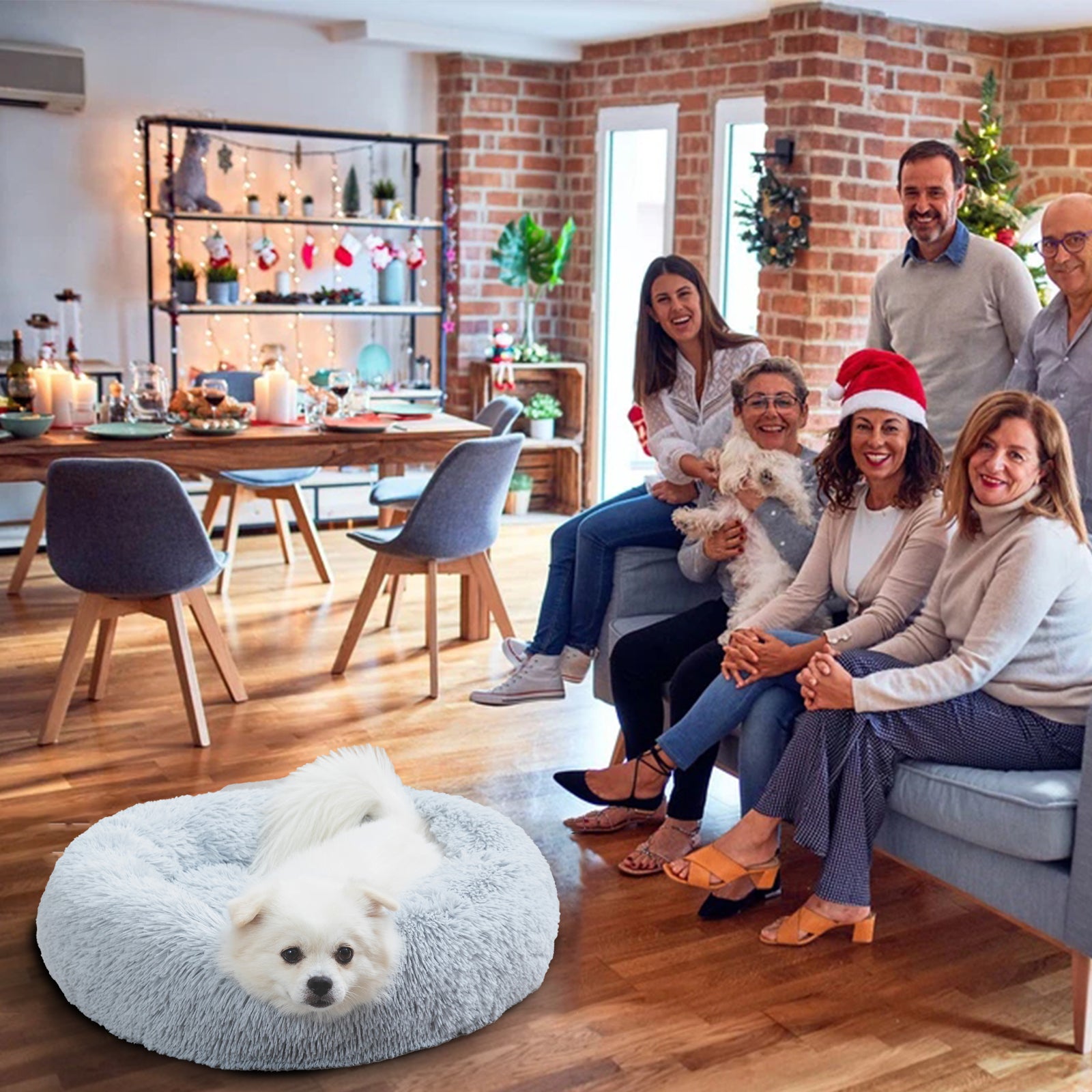 House Cat Bed Washable Pet Sofa Mat Calming Samll Large Dog Beds