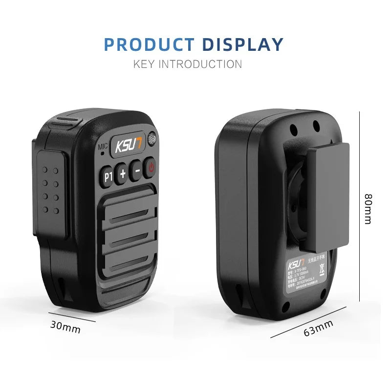 Walkie Talkie Microphone Wireless Blue-tooth