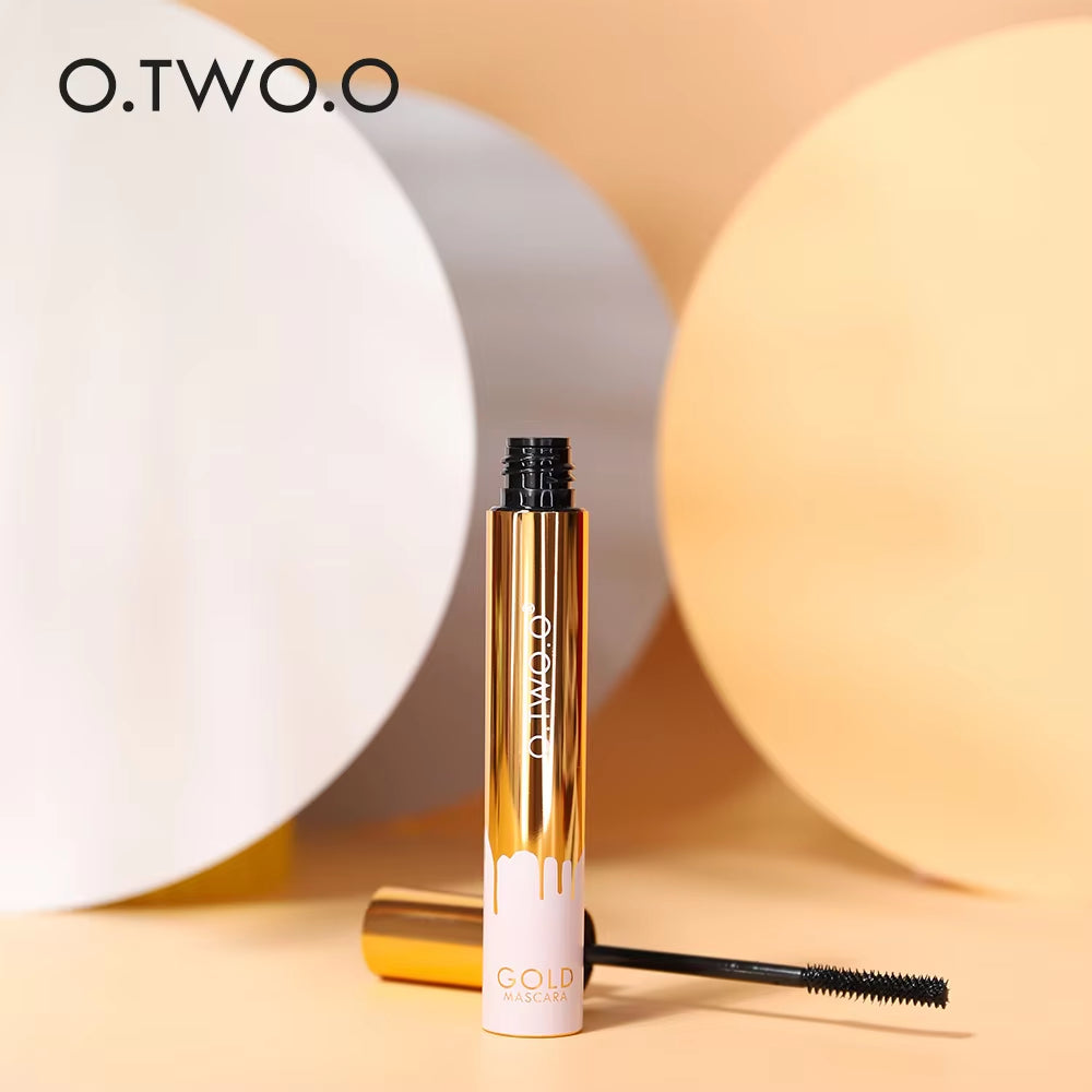 Eye Lashes Brush Beauty Makeup Long-Wearing Gold Color Mascara