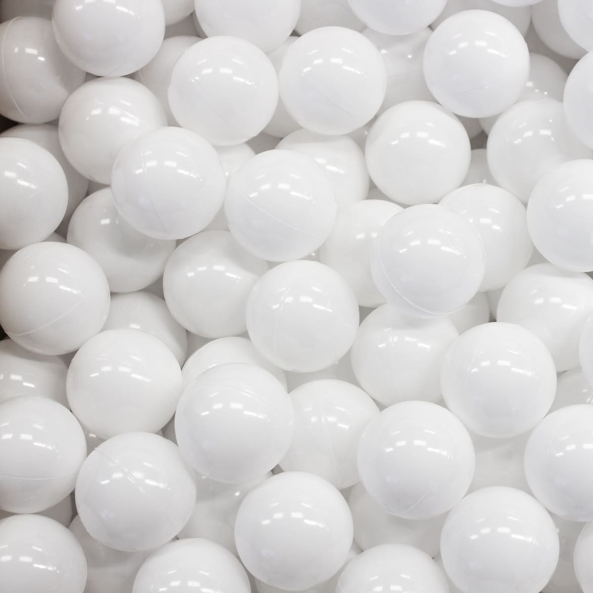 White Ball Pit Balls (Large, 500pcs)
